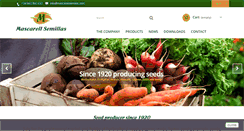 Desktop Screenshot of mascarellsemillas.com